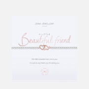 Joma Jewellery Women's A Little Beautiful Friend Bracelet - Silver/Rose Gold