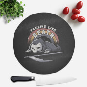Feeling Like Death Round Chopping Board