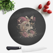 Life And Death Round Chopping Board