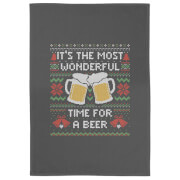 Its The Most Wonderful Time For A Beer Tea Towel