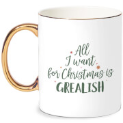 All I Want For Christmas Is Grealish Mug - Gold