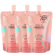 Isle of Paradise Light Glow Clear Mousse Refill Trio