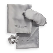 Revolution Haircare The Beauty Sleep Satin Sleep Set - Silver