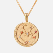 Astrid & Miyu Women's Zodiac Sagittarius Pendant Necklace - Gold