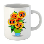 Sunflower Cat Mug