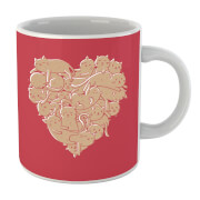 I Love Cats Heart Mug
