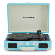 Cruiser Plus Deluxe Portable Turntable - With Bluetooth Output - Turquoise