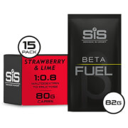 Science in Sport Beta Fuel Energy Drink Powder - Box of 15 sachets - Strawberry and Lime