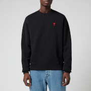 AMI Men's De Coeur Classic Sweatshirt - Black