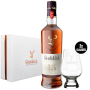 Glenfiddich 15 Year Old Single Malt Scotch Whisky and Glencairn Glasses Gift Set