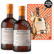 Monkey Shoulder Blended Malt Scotch Whisky Duo with #1 Limited Edition Art Print