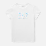 EA7 Girls' Iridescent T-Shirt - White