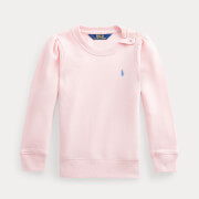 Ralph Lauren Girls Pony Logo Sweatshirt - Hint of Pink