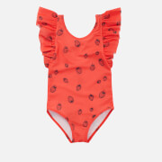 Sproet + Sprout Kids' Strawberry Swimsuit - Poppy Red