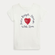 Polo Ralph Lauren Girls' Valentines Heart T-Shirt - Nevis