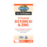 ビタミン D3 5,000 IU & キレート亜鉛 – タブレット30錠