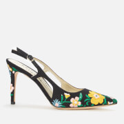 Kate Spade New York Women's Valerie Sling Back Court Shoes - Black Garden Floral