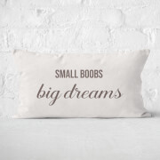 Small Boobs Big Dreams Rectangular Cushion