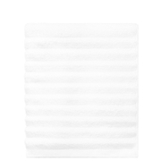 White Cotton Ribbed Towel