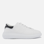 Valentino Shoes Men's Leather Running Style Trainers - White/Black