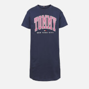 Tommy Hilfiger Girls' Varsity Stretch Organic Cotton T-Shirt Dress