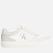 Calvin Klein Jeans Men's Casual Cupsole Trainers - Eggshell