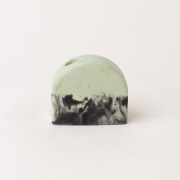 Smith & Goat Arch Concrete Candle Holder - Mint, Charcoal & White
