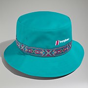 Women's Aztec Bucket Hat - Dark Turquoise