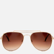 Jeepers Peepers Aviator Style Sunglasses - Gold