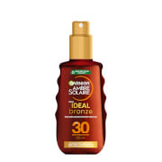 Garnier Ambre Solaire Ideal Bronze Protective Oil SPF30 Sun Cream Spray 150ml