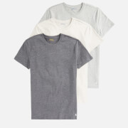 Polo Ralph Lauren Men's 3 Pack Crewneck T-Shirts - Andover Heather/Lt Sp Grey/Charcoal Grey