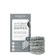 MAGNITONE Swipes 100% Microfibre Bamboo Makeup Remover Pads 6 Pack