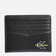 Calvin Klein Jeans Men's Three Tone 10 Slot Card Case - Black