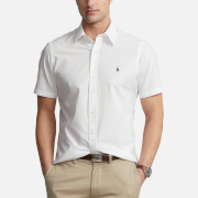 Polo Ralph Lauren Custom-Fit Hemd aus Stretchpopeline - White