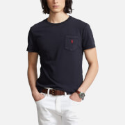 Polo Ralph Lauren Men's Custom Slim Fit Jersey Pocket T-Shirt - Polo Black