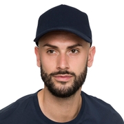 CORE CURVED PEAK SNAPBACK CAP IN NAVY