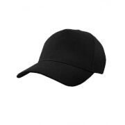 Core Curved Peak Snapback Cap in Black