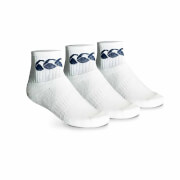 COTTON SPORT CREW SOCK 3PACK IN WHITE - 6-10
