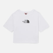 The North Face Girl's Cropped Graphic T-Shirt - White