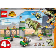 LEGO Jurassic World: L'Évasion du T. Rex, Jouet et Figurine Dinosaure, avec Voiture (76944)