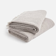 ïn home Recycled and Organic Cotton Bath and Beach Towel - Set of 2 - 70 x 140 - Grey
