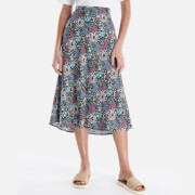 Barbour Willowherb Floral-Print Lyocell Midi Skirt
