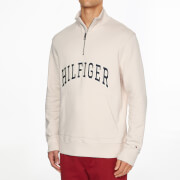 Tommy Hilfiger Arch Logo Organic Cotton-Blend Half-Zip Sweatshirt