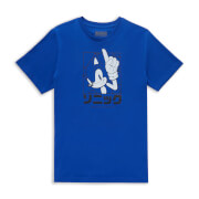 Sonic The Hedgehog Sonic Katakana Men's T-Shirt - Blue