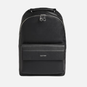 Calvin Klein Minimalism Logo-Printed Leather Backpack