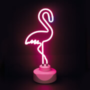 Neon Light Pink Flamingo