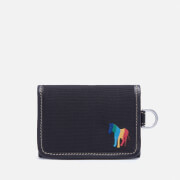 PS Paul Smith Men's Trifold Rainbow Zebra Wallet - Black