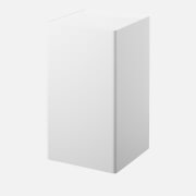 Yamazaki Tower Toilet Roll Holder Trolley - White