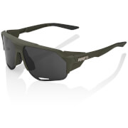 100% Norvik Sunglasses with Smoke Lens - Soft Tact Army Green