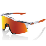 100% Speedcraft Sunglasses with HiPER Red Multilayer Mirror Lens - Soft Tact Grey Camo